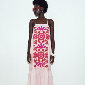 Limited edition Zara pink dress new without tags never worn.